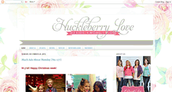 Desktop Screenshot of huckleberrylove.com
