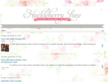 Tablet Screenshot of huckleberrylove.com